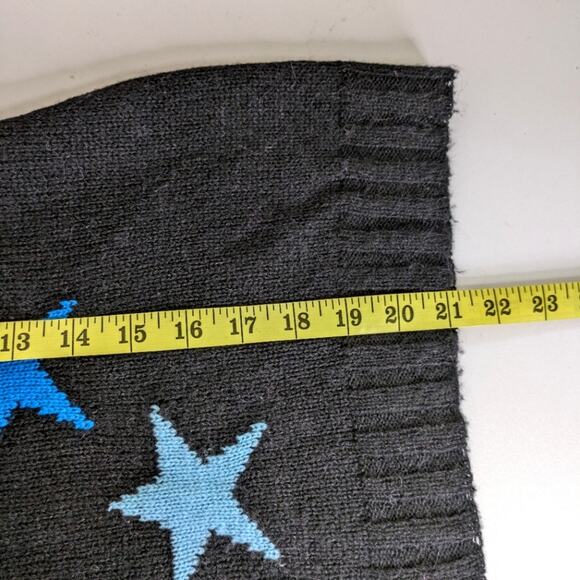 Rails Perci Star Print Sweater Small Wool Alpaca Cashmere Multicolor Black Pullo - Picture 10 of 11